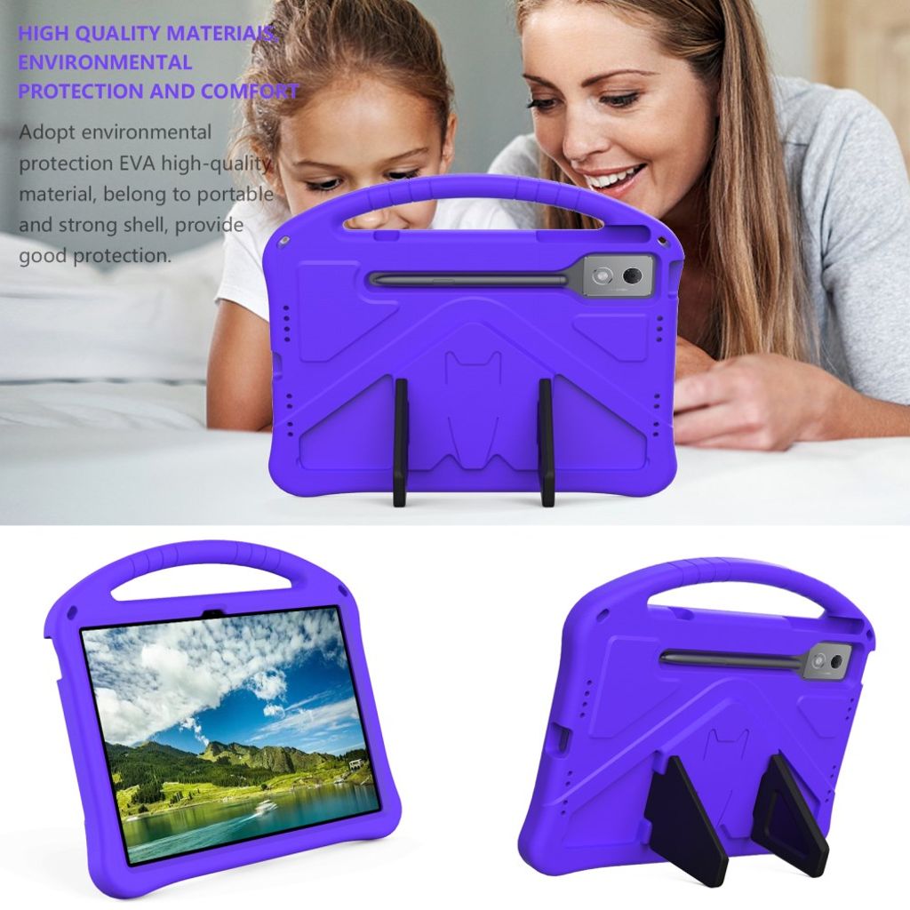 Lenovo Idea Tab Pro (TB-373FU) EVA Kuori Kädensija - violetti
