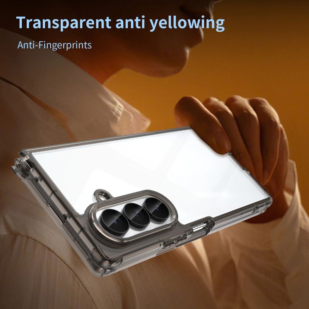 Samsung Galaxy Z Fold8 Ultra Cover med akrylbagside - Sort