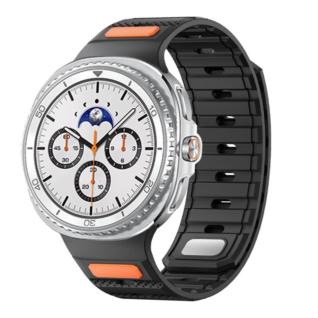 Samsung Galaxy Watch9/9 Classic/8/8 Classic Magnetisk silikon klokkerem - Svart