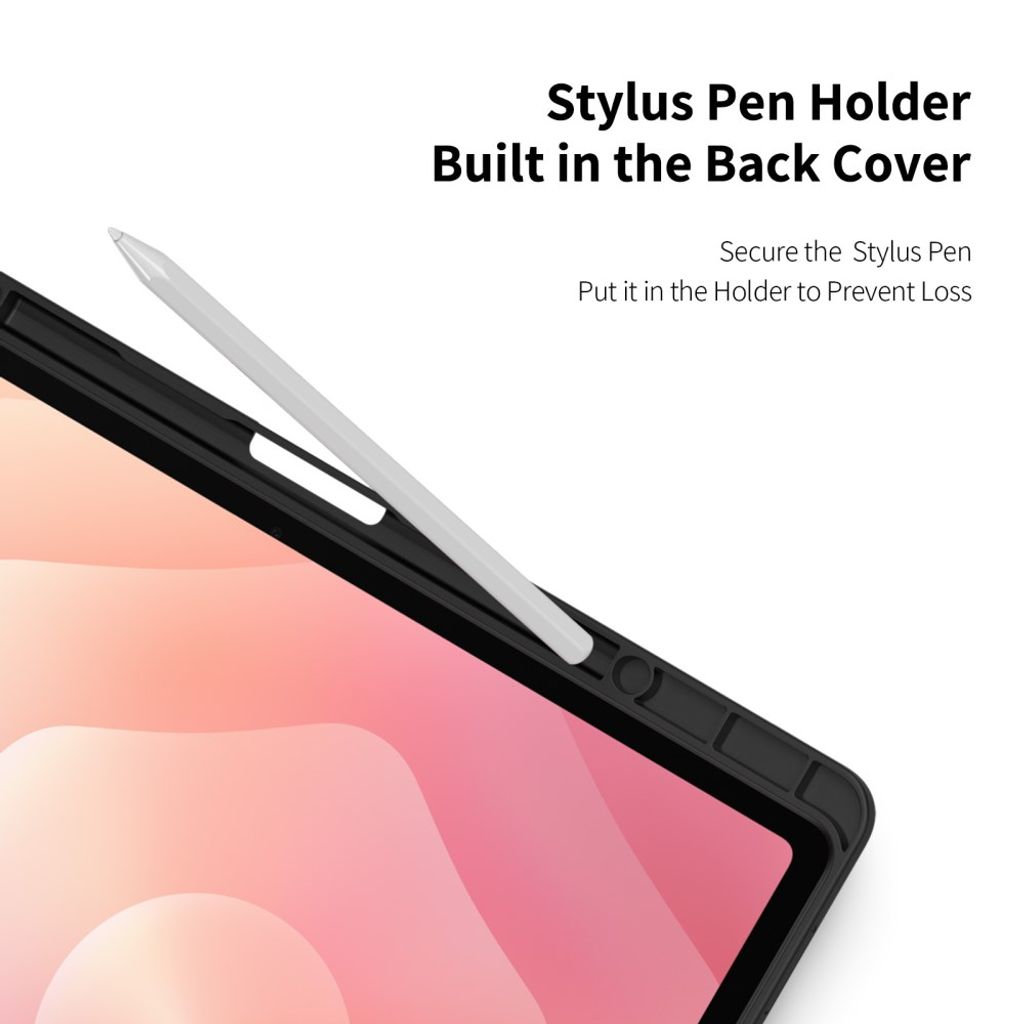 DUX DUCIS Samsung Galaxy Tab S12 Plus Tri-fold stativfodral - Svart