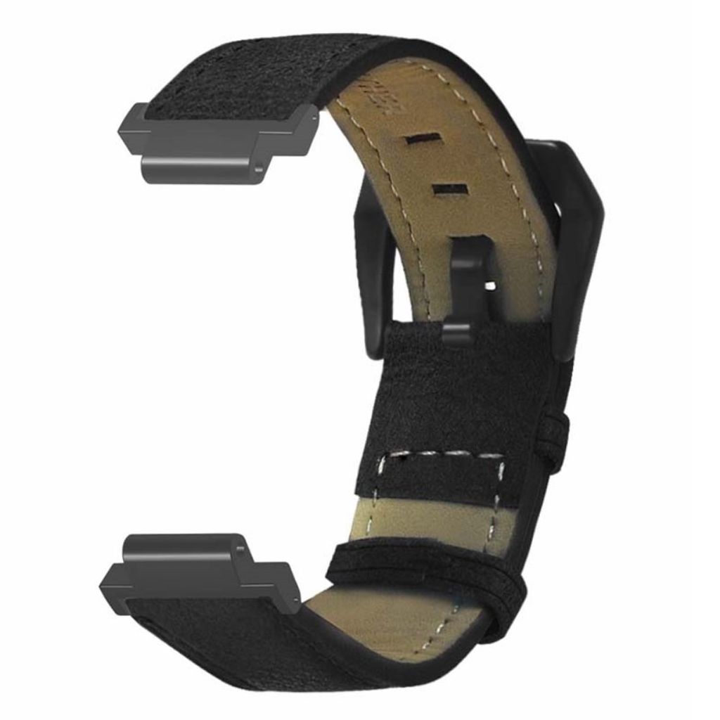 Garmin Forerunner 220/230/235/620/630/735X Klockarmband i PU-läder - Svart