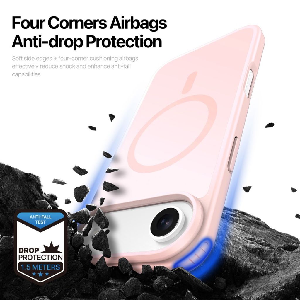DUX DUCIS iPhone 17 Air Cover med MagSafe - Lyserød
