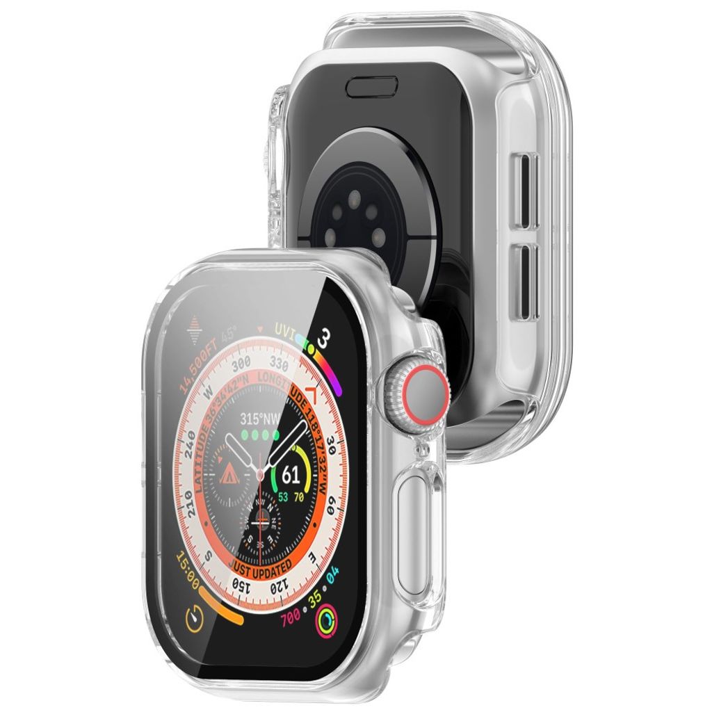 Apple Watch Series 11/10 42mm deksel med skjermbeskytter – gjennomsiktig