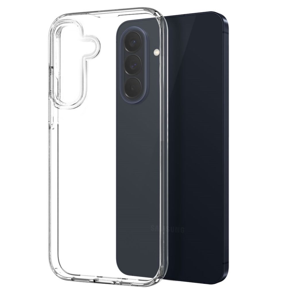 NORTHJO Samsung Galaxy A57 5G 3-in-1 Kuori + Näytönsuoja + Linssinsuoja - Läpinäkyvä