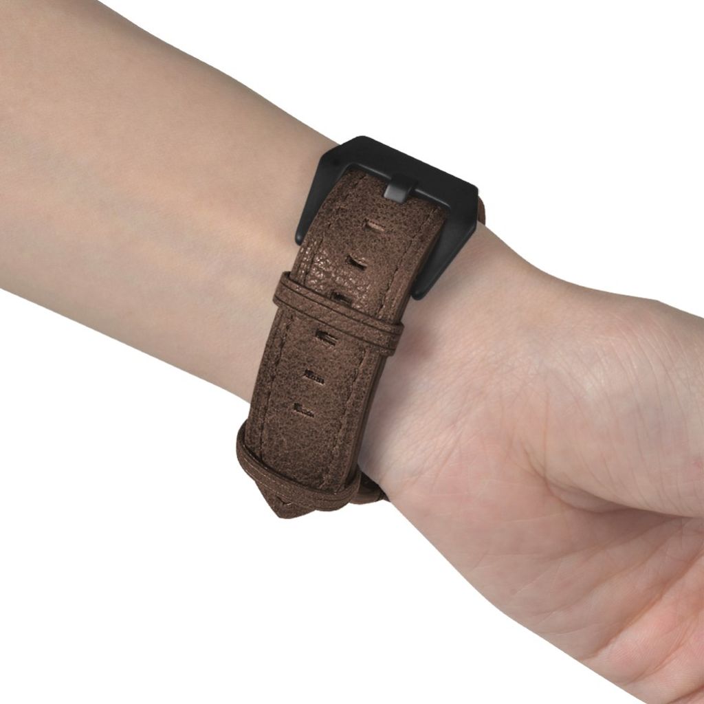 Garmin Forerunner 220/230/235/620/630/735X Klokkereim i PU-skinn - Brun