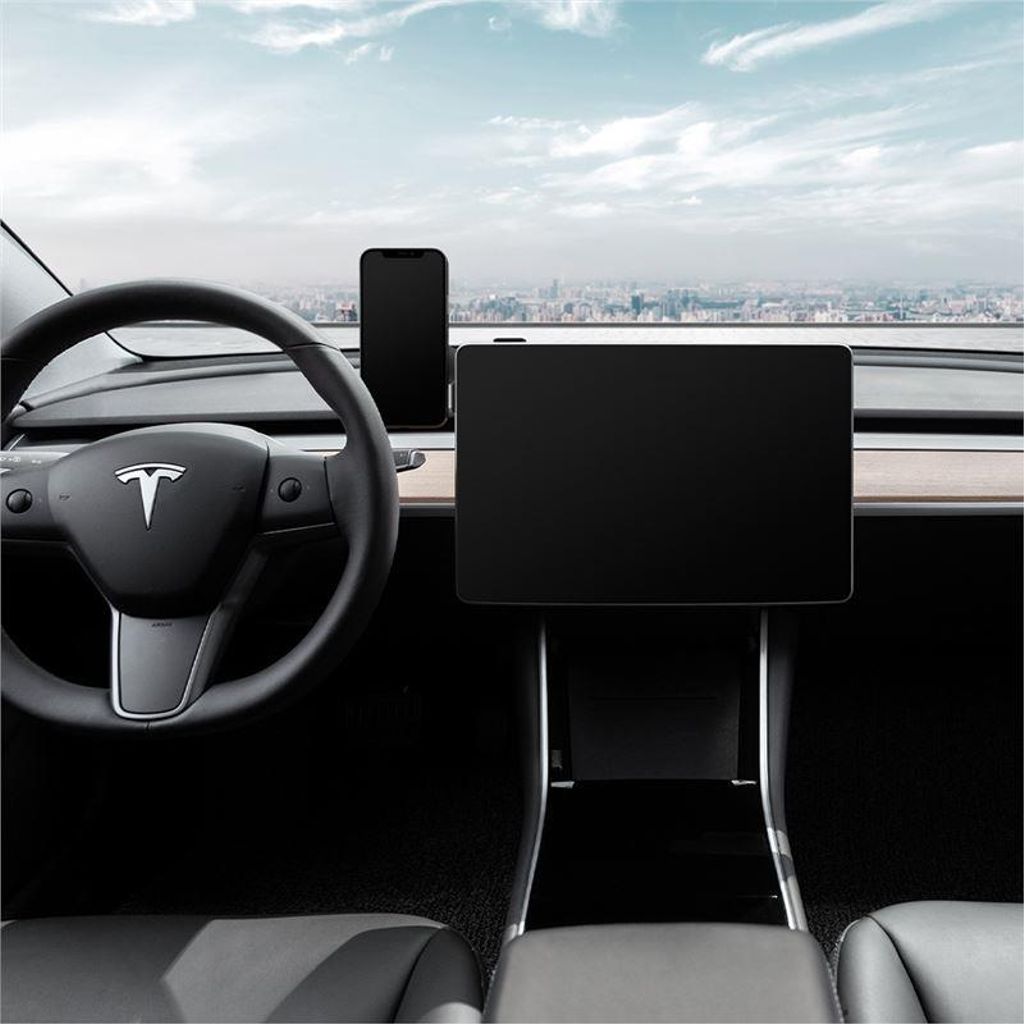 Spigen Magsafe Car Mount Trådløs Oplader Tesla Model 3/Y/X/S