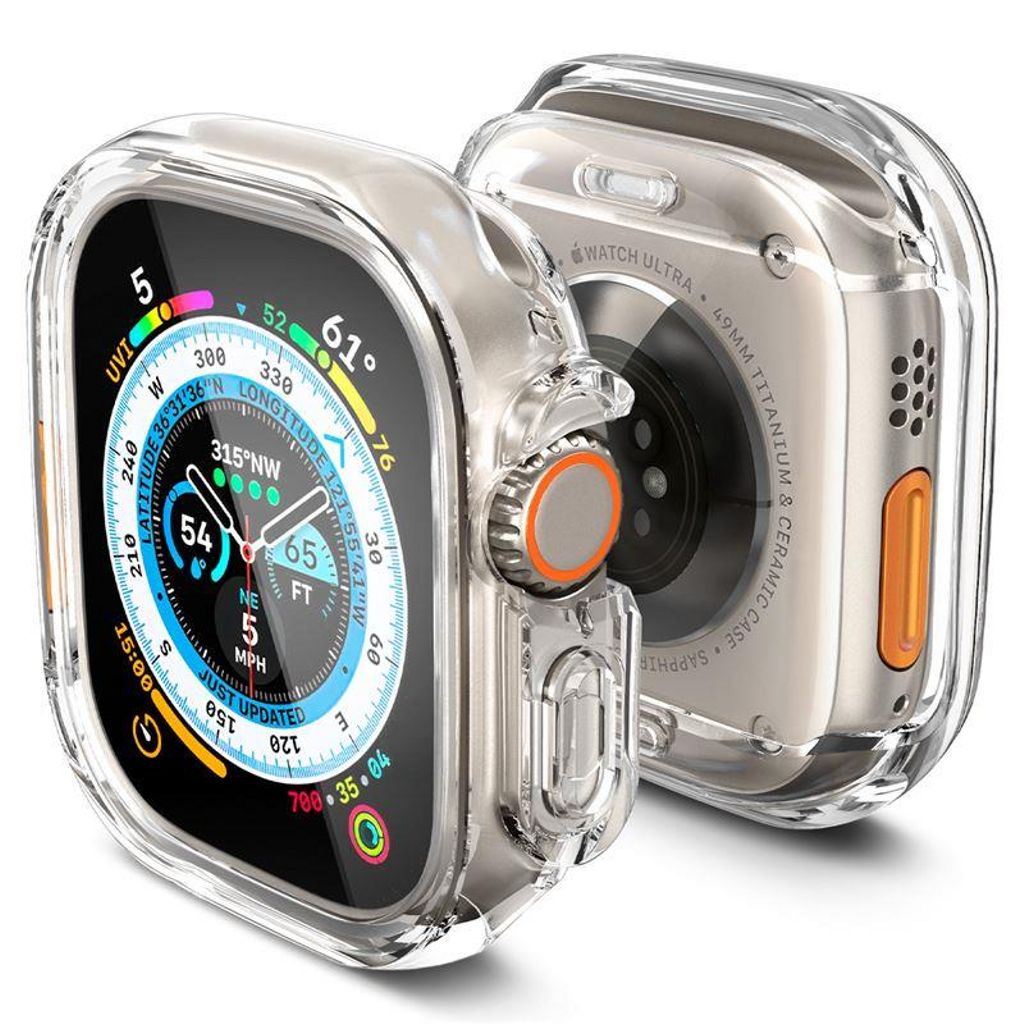 Spigen Apple Watch Ultra 4/3/2/1 49mm Skal Ultra Hybrid - Transparent