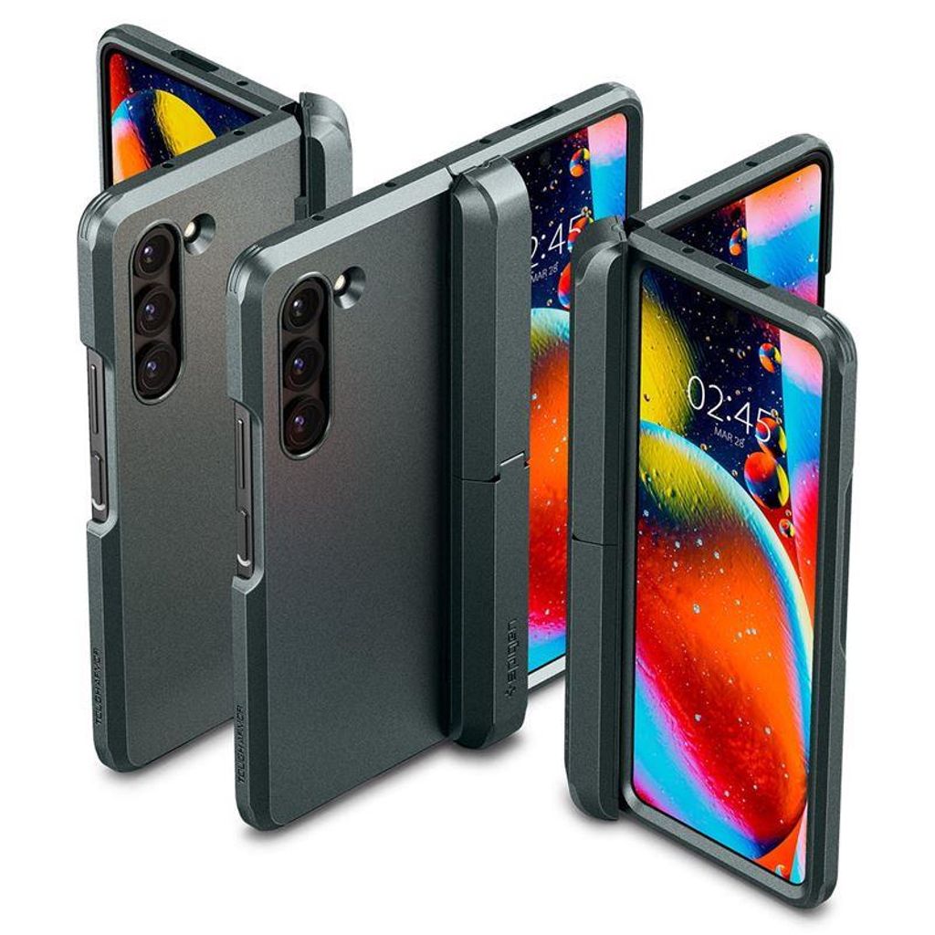 SPIGEN Samsung Galaxy Z Fold 5deksel med pennespor Abyss Green Teknikkdeler.no