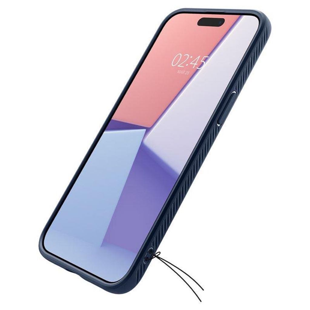 Spigen iPhone 15 Pro Liquid Air Skal - Navy Blue