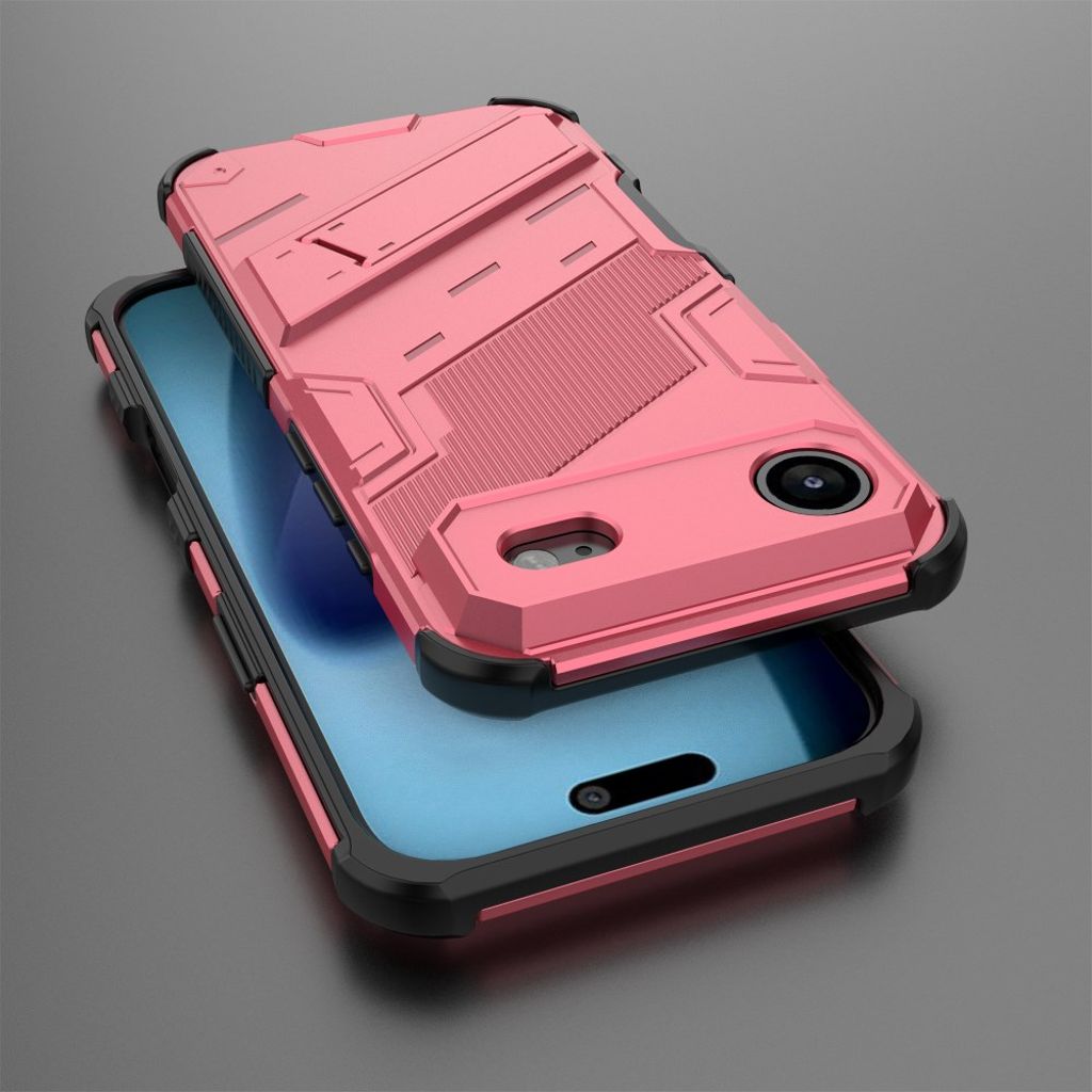 iPhone Air Cover med Stativ - Lyserød