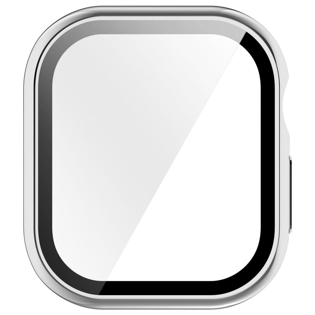 Apple Watch 12 46mm Cover med skærmbeskyttelse i hærdet glas - Sølv