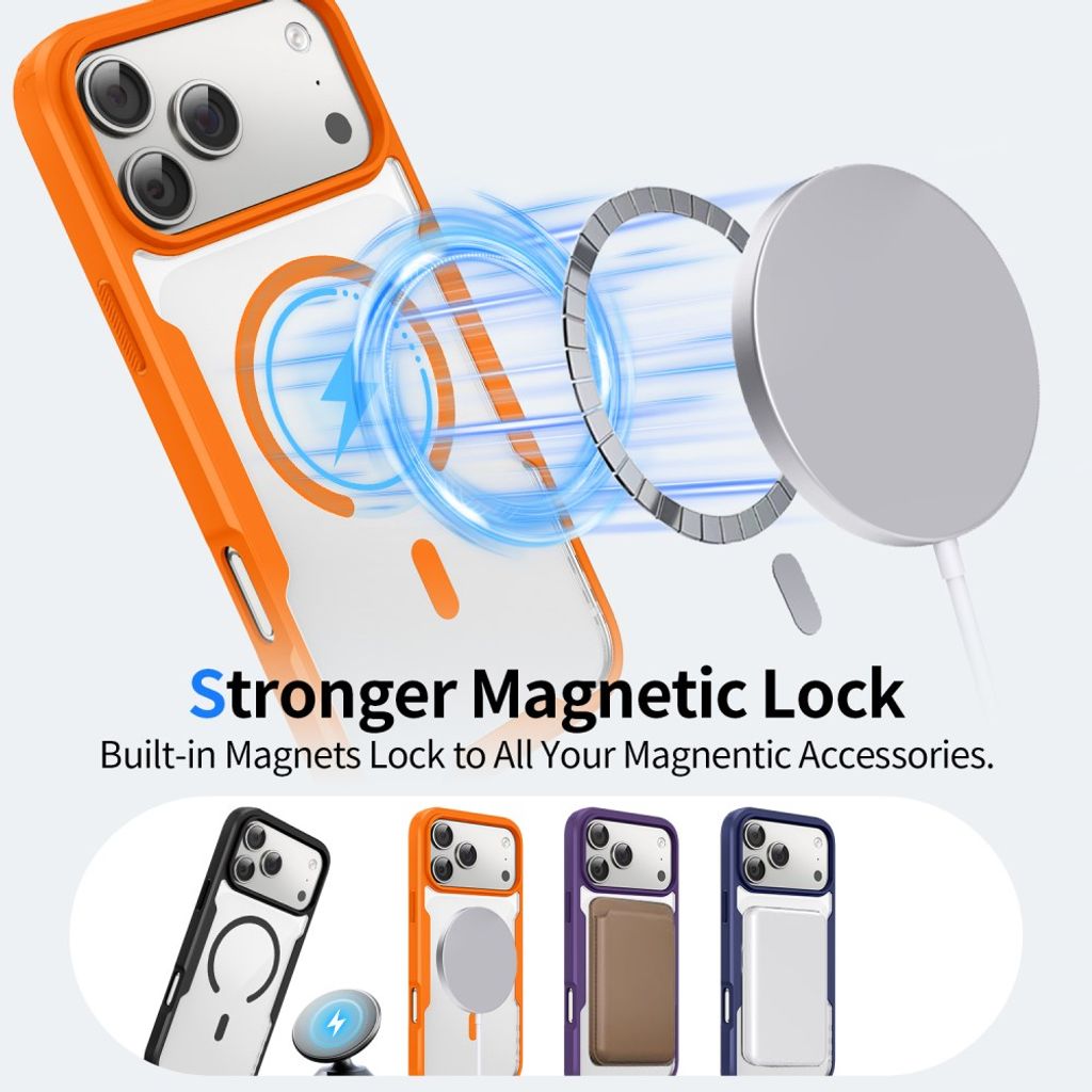 iPhone 18 Pro Max/17 Pro Max MagSafe Skal - Orange