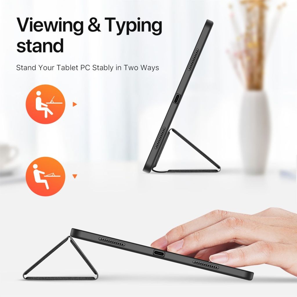 Dux Ducis iPad Air 13" 2026/2025/2027 Flip cover med holder til styluspen - Sort