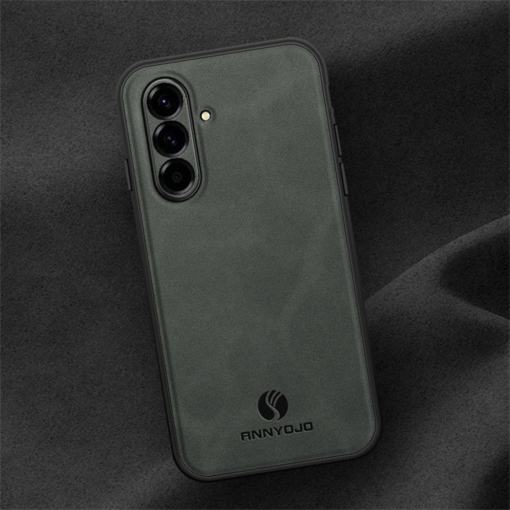 ANNYOJO Samsung Galaxy A27 Kuori PU-nahka/Muovi Pudotuksenkestävä - Harmaa