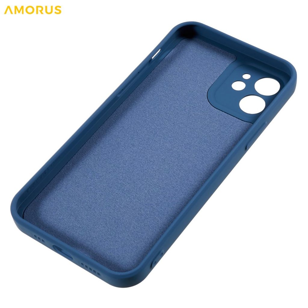 AMORUS iPhone 12 TPU Skal - Blå