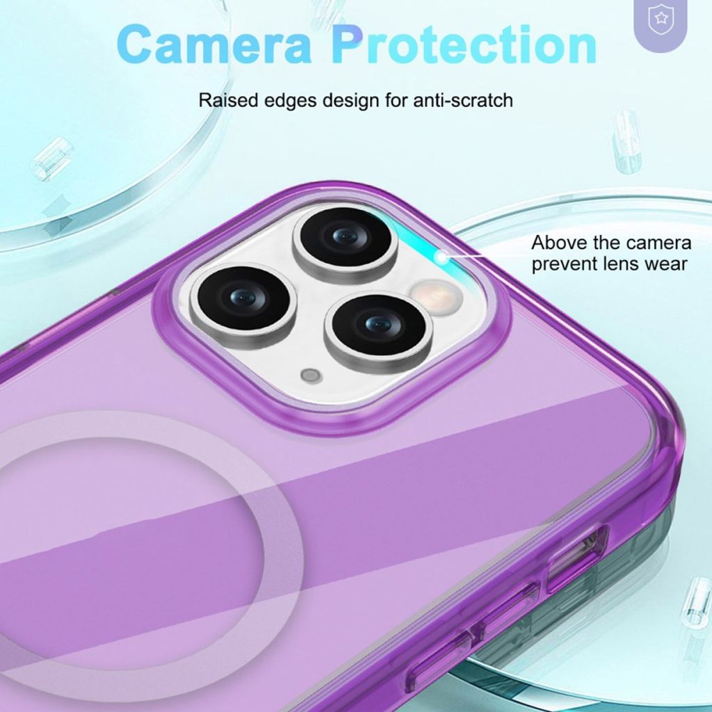 iPhone 11 Pro Max Deksel MagSafe-kompatibel Fullbeskyttelse – Mørk lilla