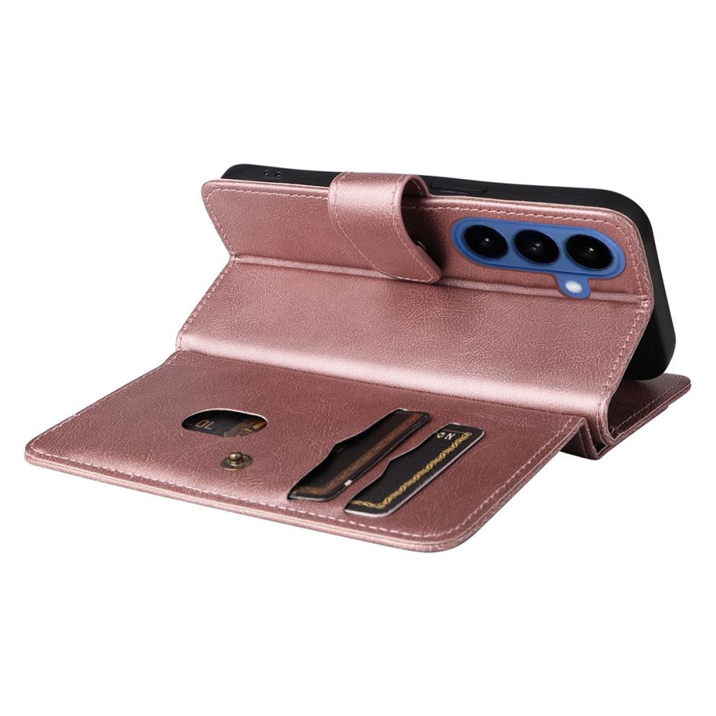 Samsung Galaxy S26 / S26 Pro Etui med 10 Kortplads - Rose guld