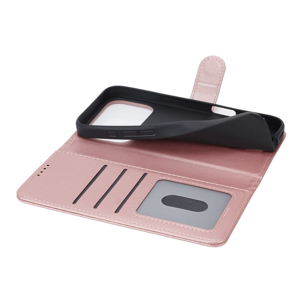 iPhone 17 Pro Max Etui med Stativ - Rose guld