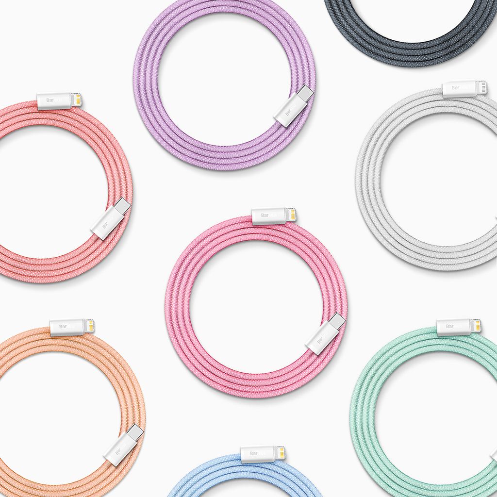 Baseus CALD000116 Lightning - USB-C PD kabel 20W 2m – grå