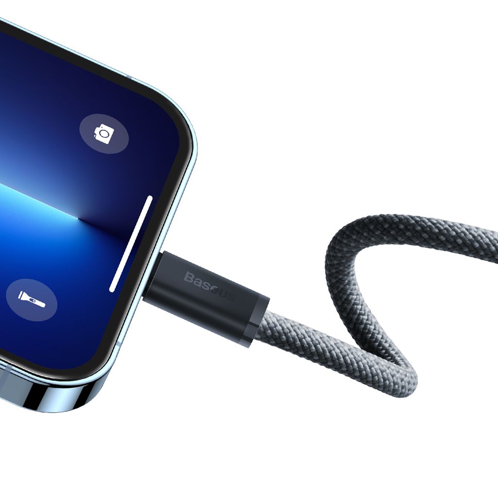 Baseus CALD000116 Lightning - USB-C PD kabel 20W 2m – grå