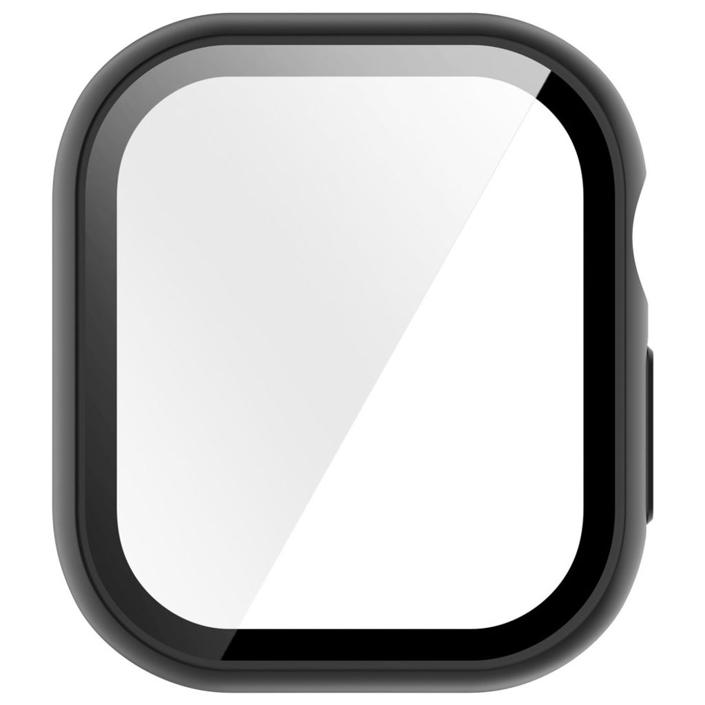 Apple Watch 12 42mm Skal med skärmskydd i härdat glas - Svart