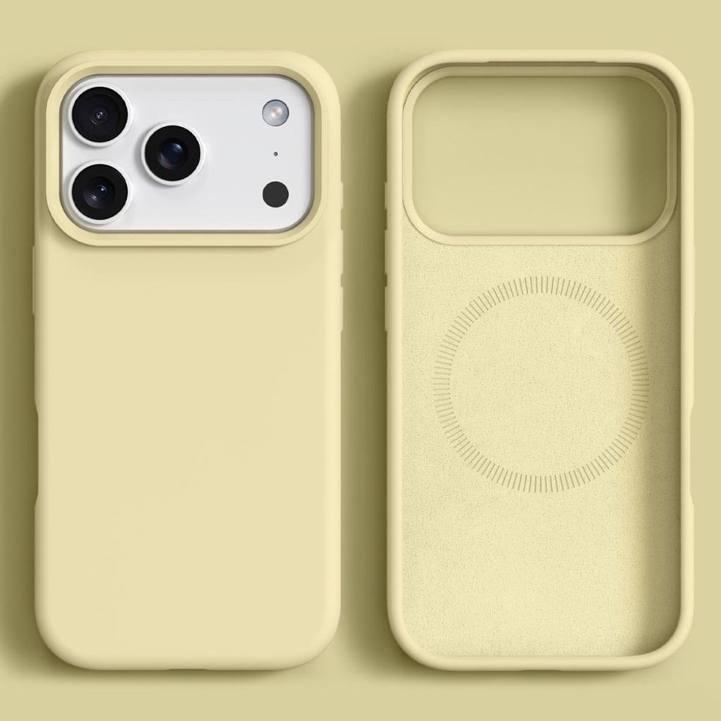 iPhone 18 Pro/17 Pro MagSafe Skal – Ljusgul
