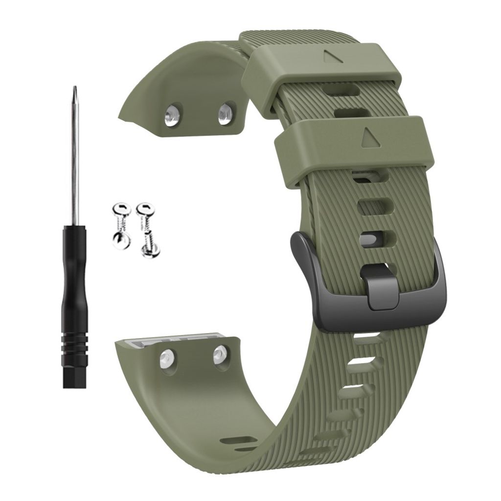 Garmin Forerunner 35 / 30 Klokkereim med svart spenne - Grønn