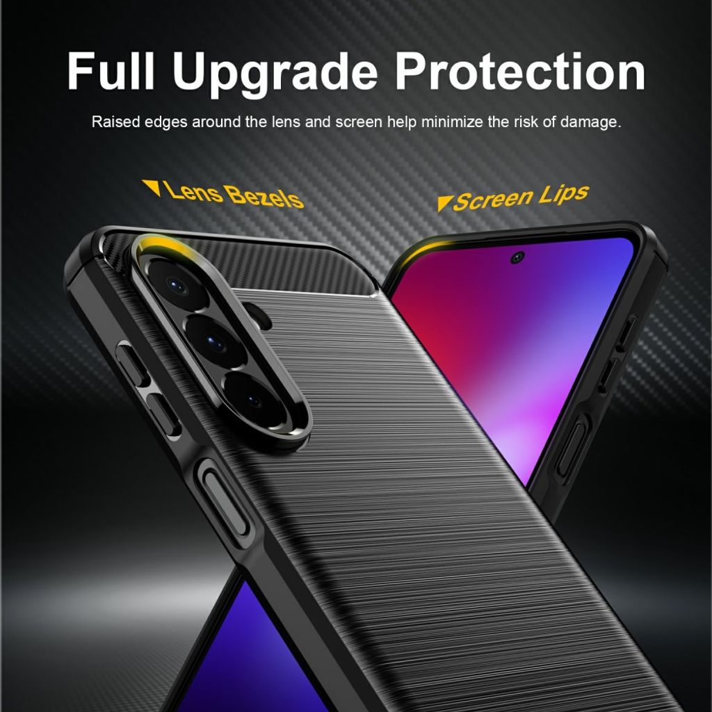 AMORUS Samsung Galaxy A27 5G Kuori Hiilikuitukuvio - Musta