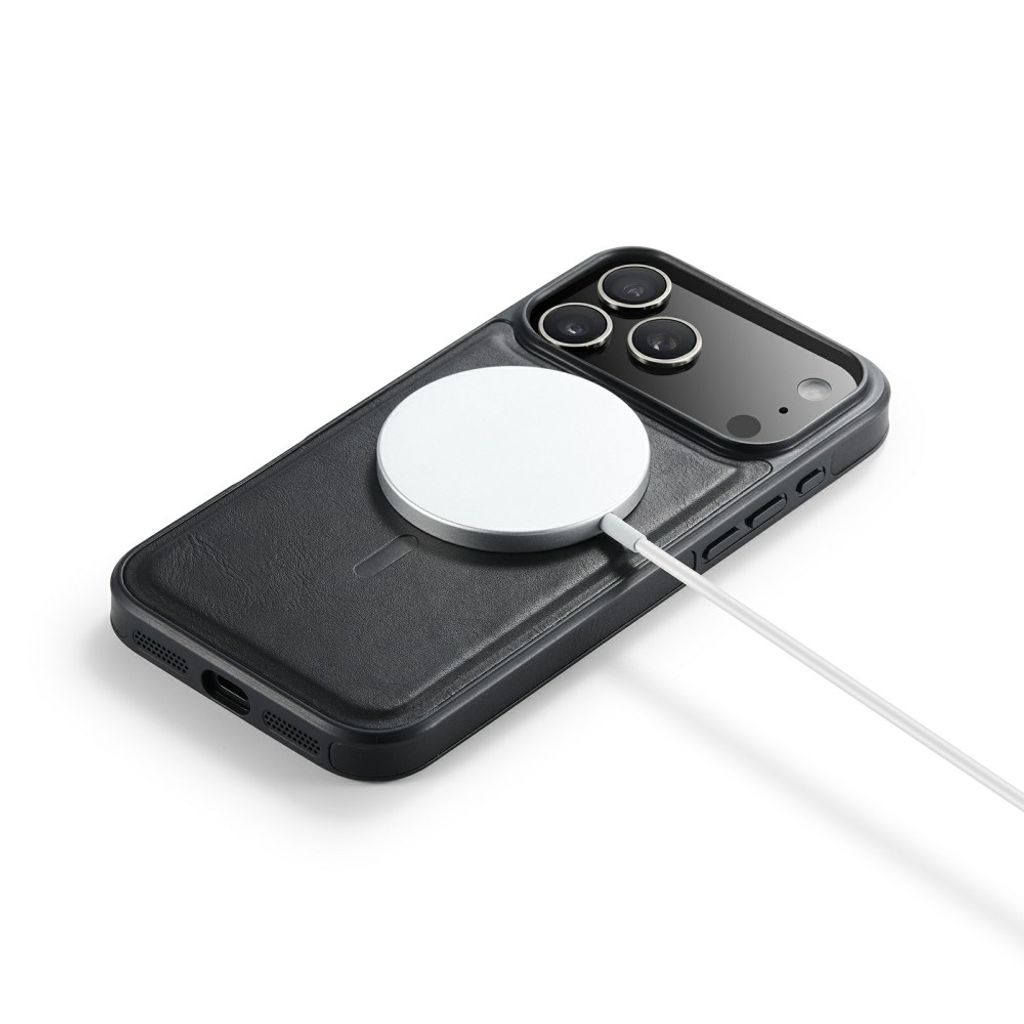 MAGKING K1 iPhone 18 Pro / 17 Pro MagSafe Skal i PU-läder - Svart