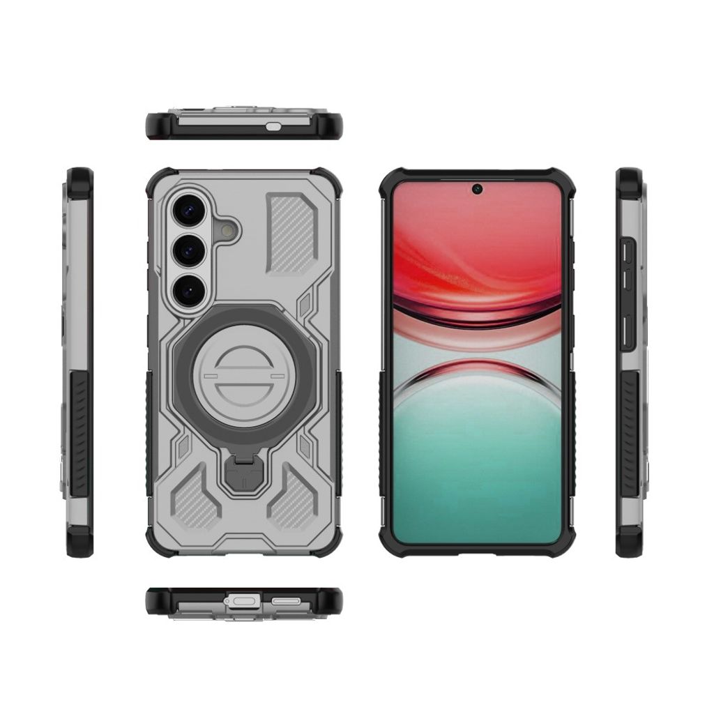 Samsung Galaxy S26 / S26 Pro Skal med Stativ - Grå