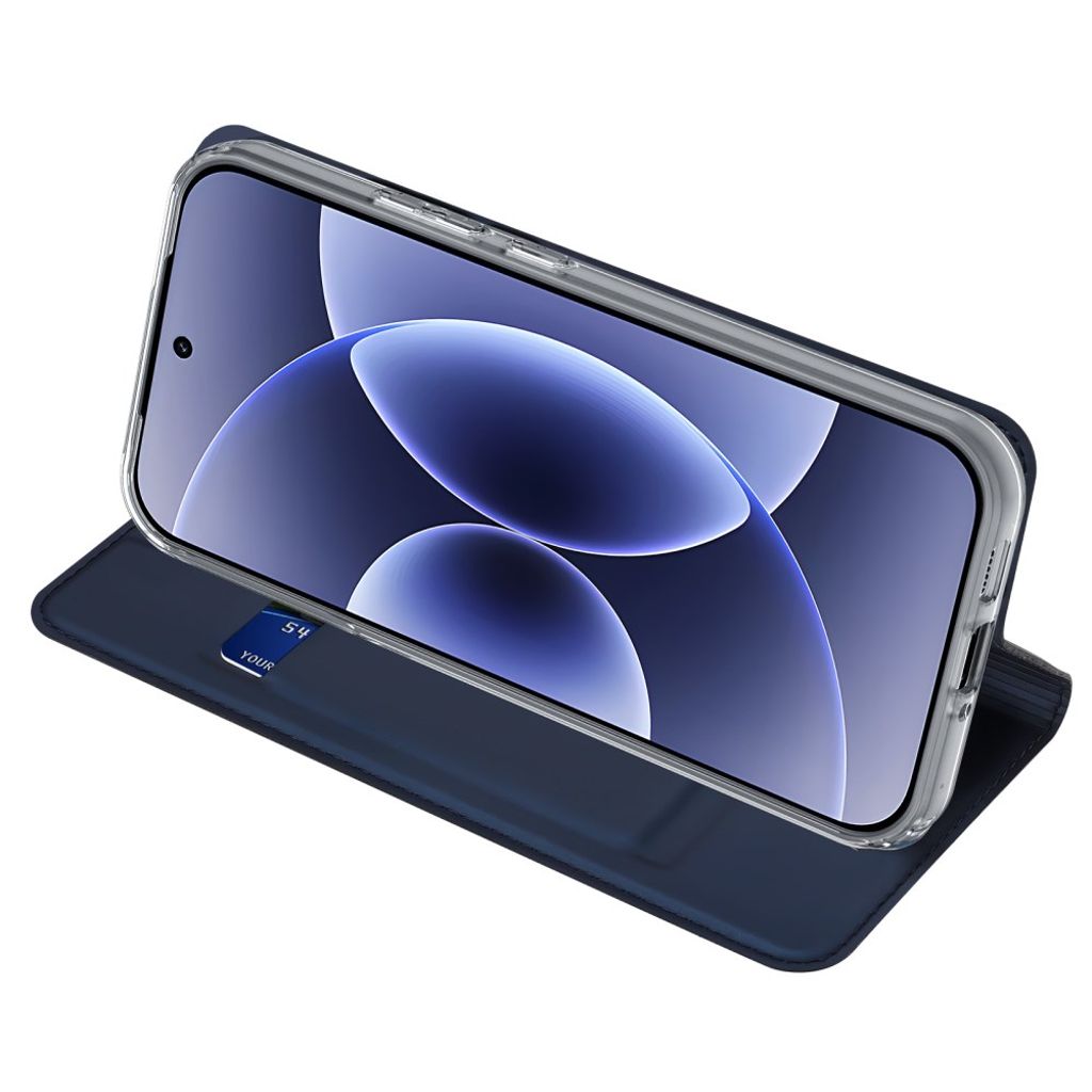 DUX DUCIS Xiaomi 17 Lommeboketui Kortholder/PU-lær/Stativ - Blå