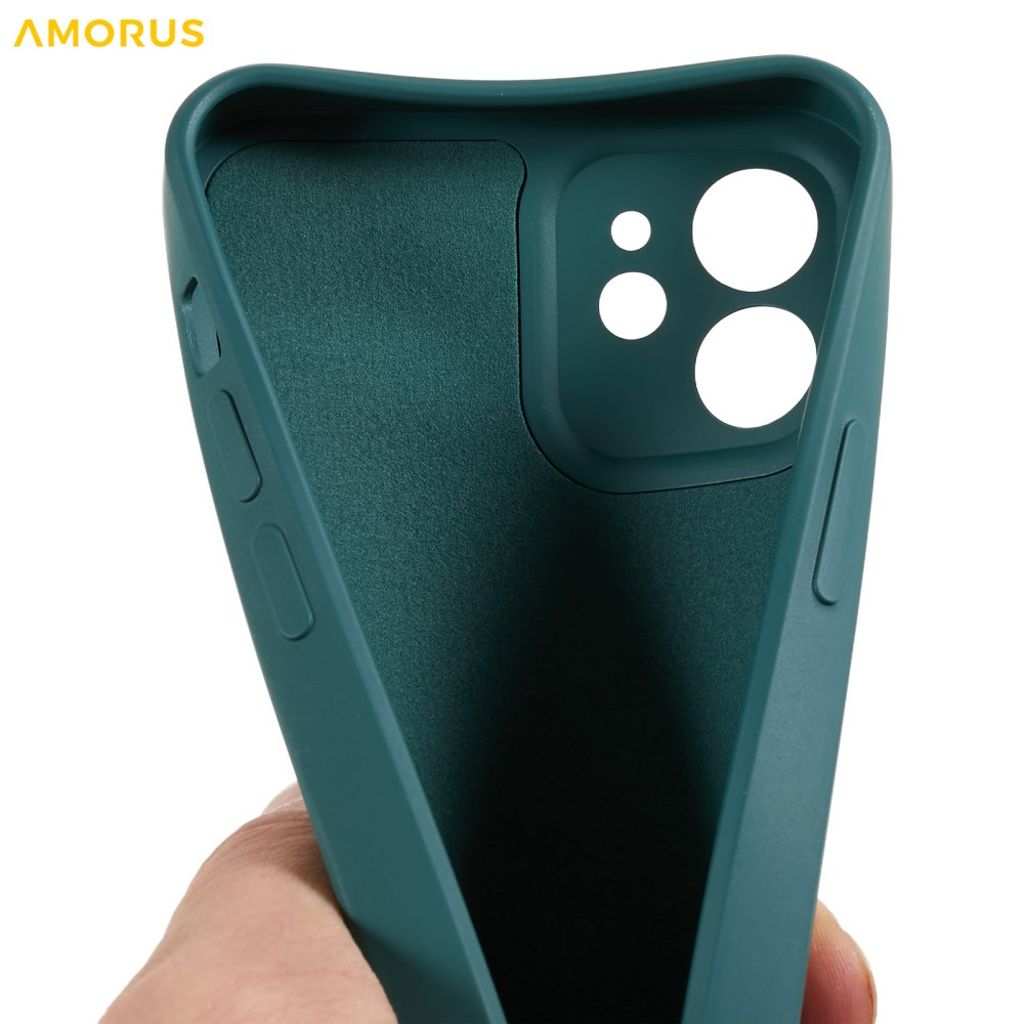 AMORUS iPhone 12 TPU Skal - Grön