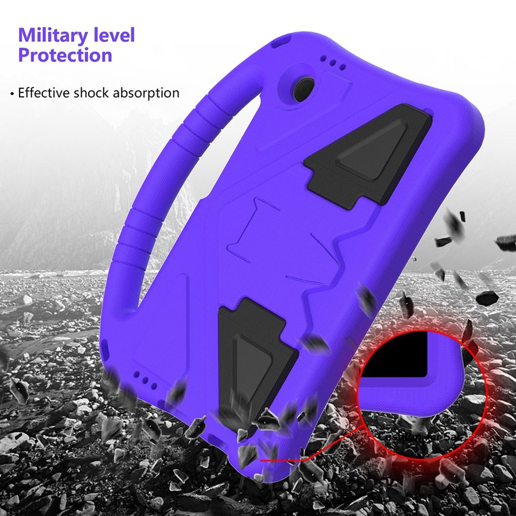 Samsung Galaxy Tab A11 / A9 deksel med håndgrep - lilla