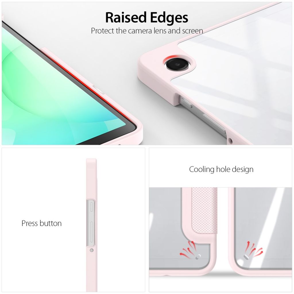 DUX DUCIS Samsung Galaxy Tab A9 / Galaxy Tab A11 Cover - Pink