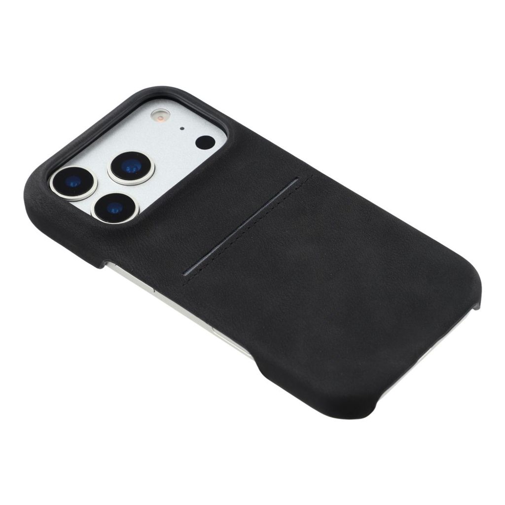 iPhone 18 Pro Max/17 Pro Max-deksel med kortholder – svart