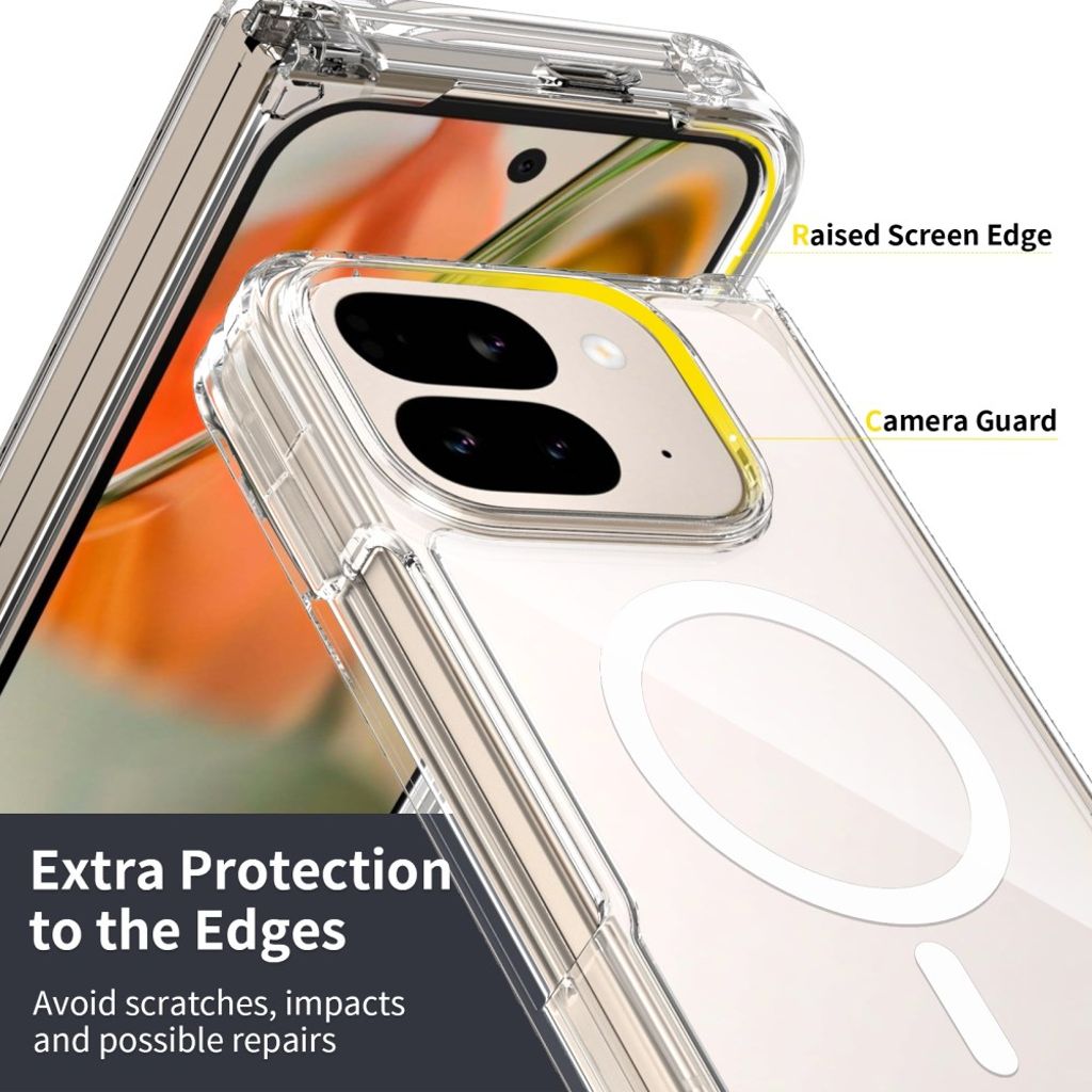 Google Pixel 10 Pro Fold Skal med MagSafe - Transparent