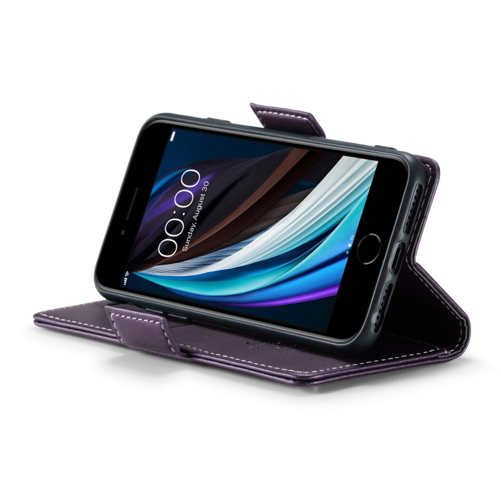 CASEME iPhone 6/6s/7/8/SE 2020/2022 Etui med Kortplads - Lilla