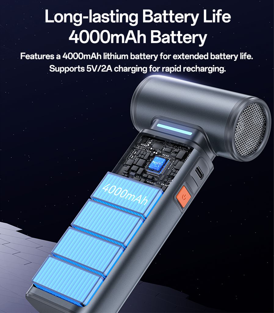 YESIDO YF19 3-i-1 handhållen fläkt / dammblåsare / dammsugare