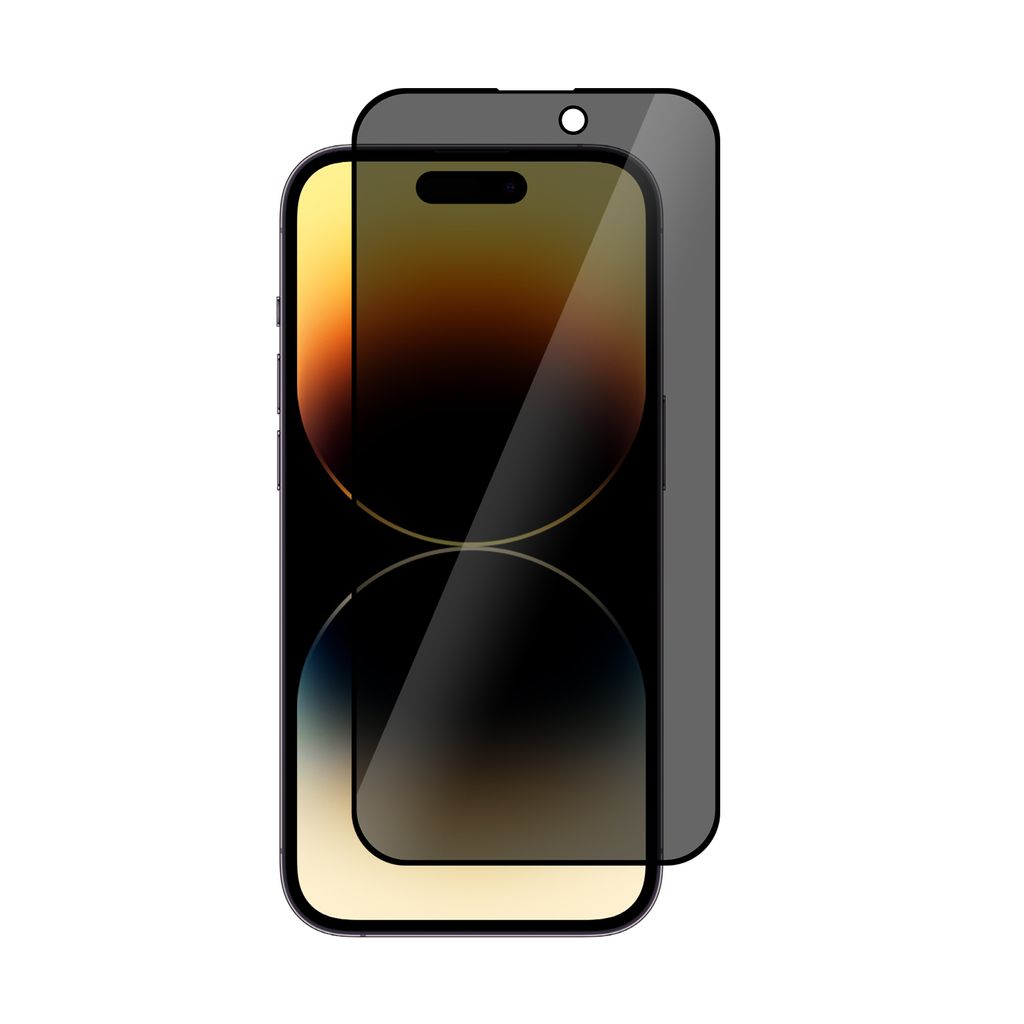 SiGN Skjermbeskytter iPhone 14 Pro – EZ Apply med støvfri applikator, 2-paking
