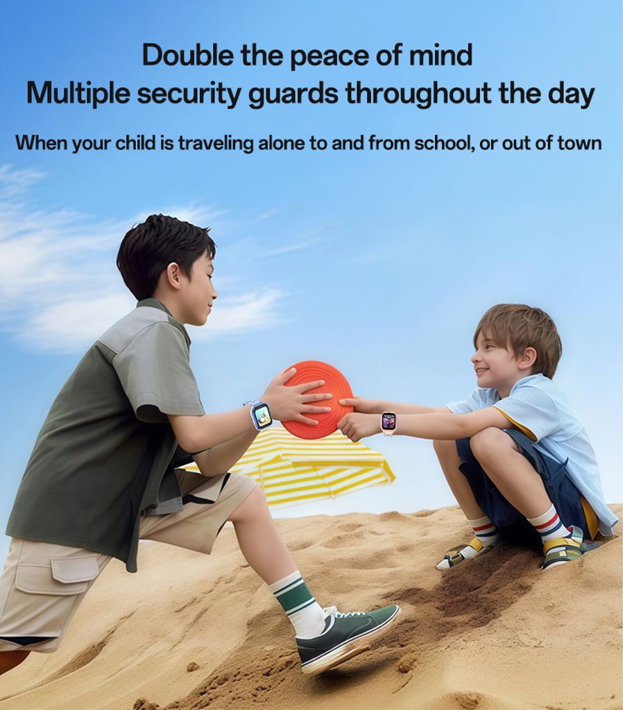 Yesido Børne Smartwatch 4G GPS Tracking / Videoopkald / SOS - Blå