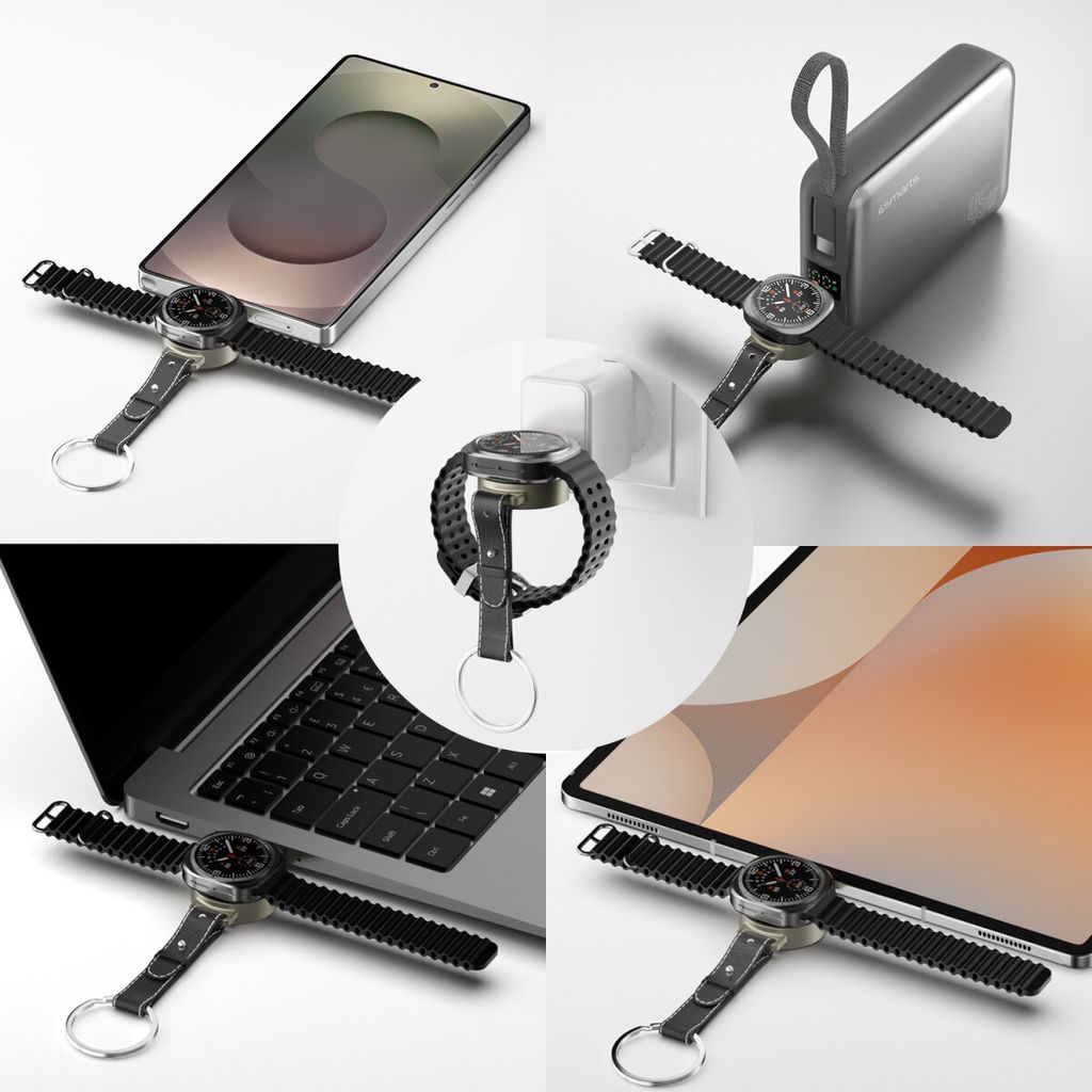 4Smarts Langaton Laturi Samsung Watchille – Musta