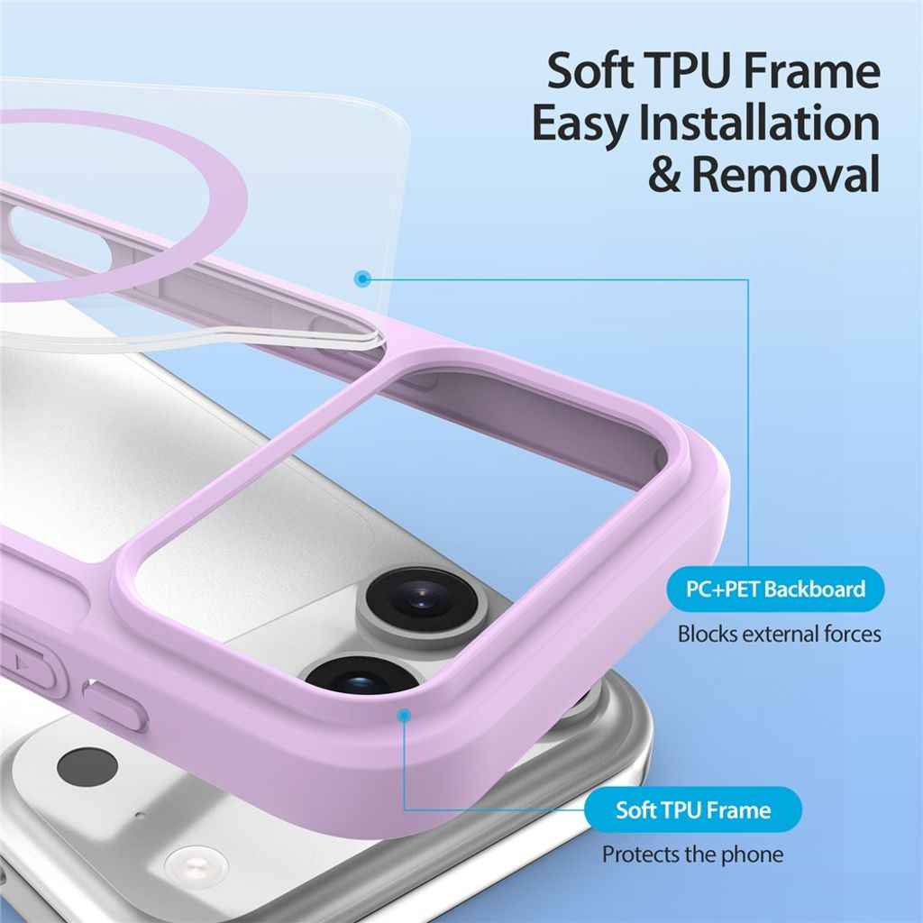 DUX DUCIS iPhone 17 Pro Max Cover with MagSafe - Purple
