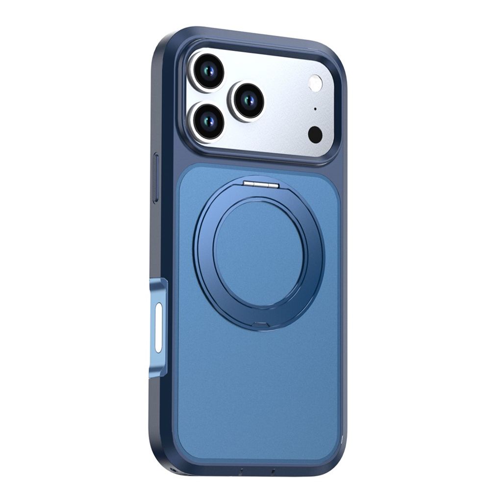 iPhone 18 Pro/17 Pro MagSafe Cover med ringstøtte - Blå