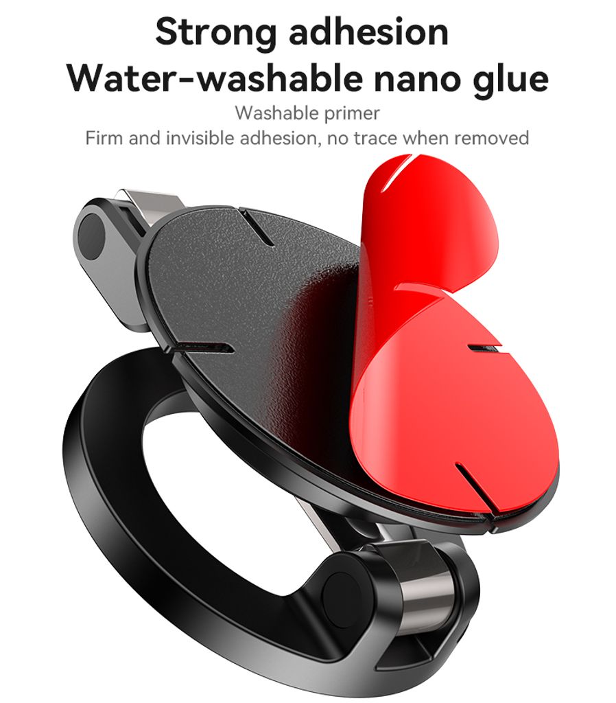 YESIDO C218 MagSafe-kompatibel bilhållare med dubbelaxlig vikning