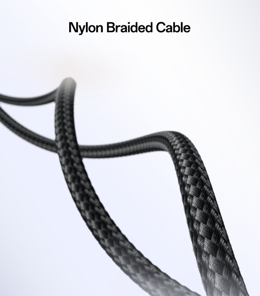 YESIDO CA211 Thunderbolt 5 USB-C til USB-C kabel 240W, 1m – Sort