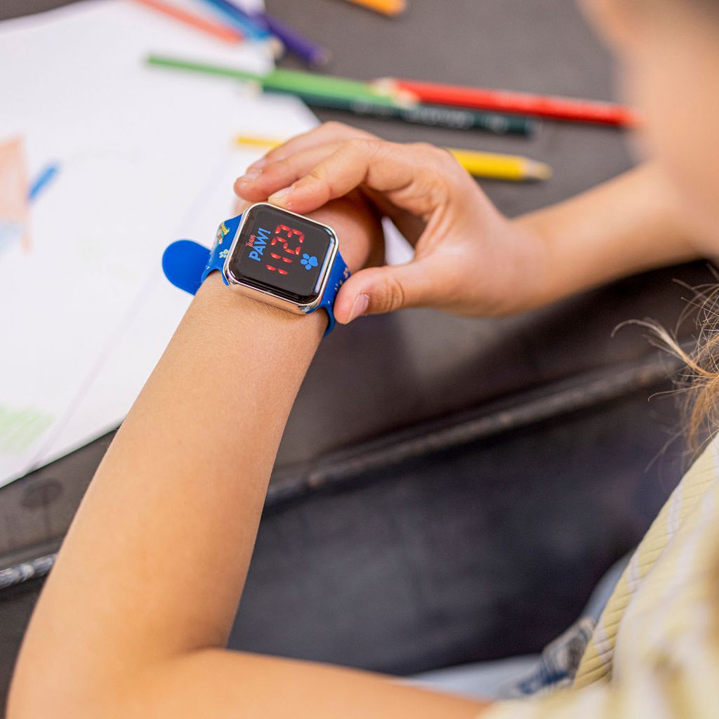 Accutime LED-klocka för barn – Paw Patrol