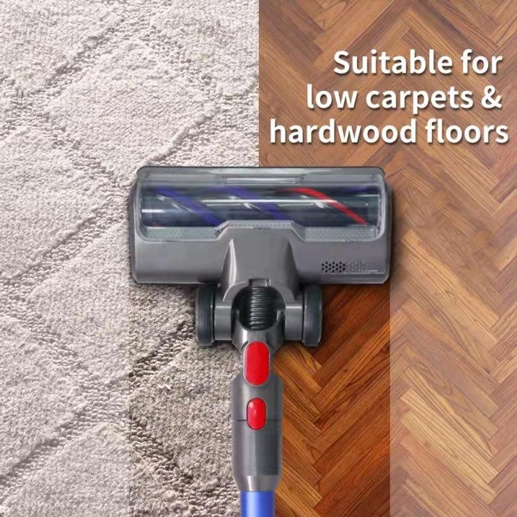 Gulvmunnstykke for teppe til Dyson V7 / V8 / V10 / V11 – Elektrisk rullebørste