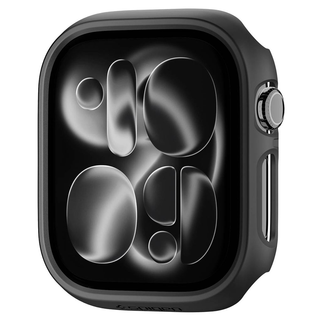 Spigen Thin Fit Cover til Apple Watch 12 (46mm) - Sort