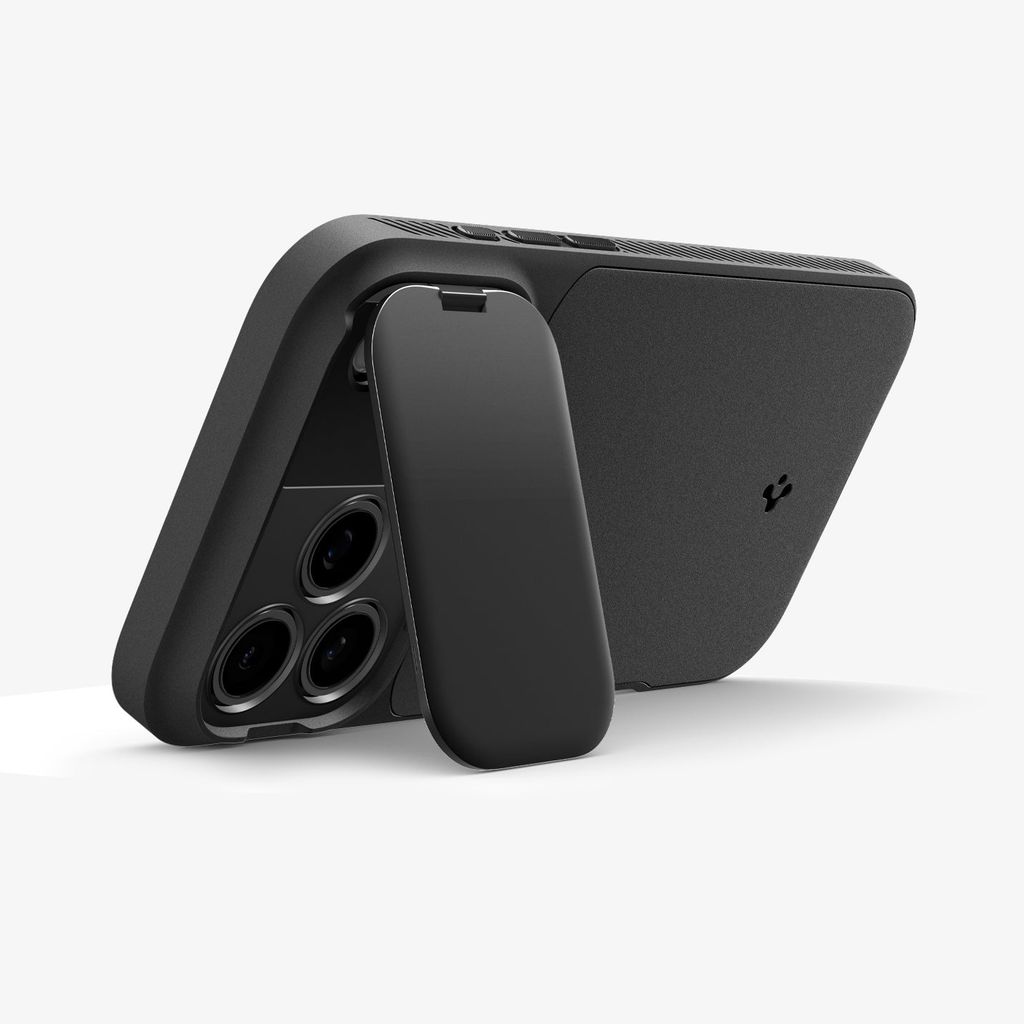 Spigen Optik Armor MagFit Deksel til iPhone 18 Pro / 17 Pro - Svart