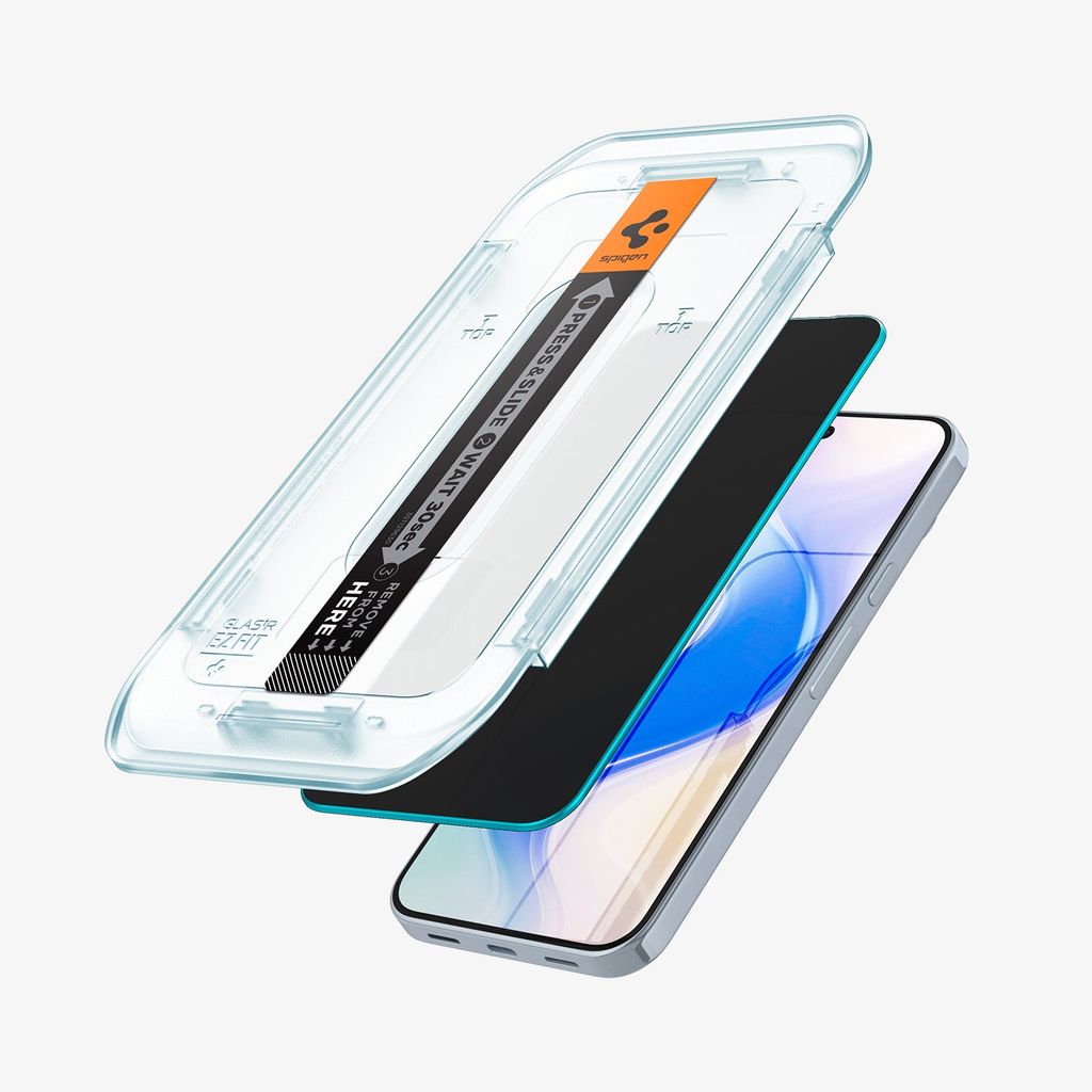Spigen Glas.tR EZ Fit Pro Privacy Skjermbeskytter 2-paking til Google Pixel 11 Pro XL / Pixel 10 Pro XL / Pixel 9 Pro XL